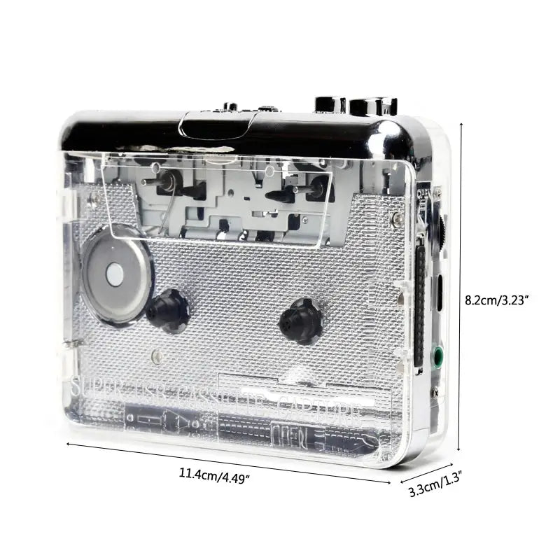 USB Powered Cassette Tape Player - Portable Cassette Player / MP3 - SS