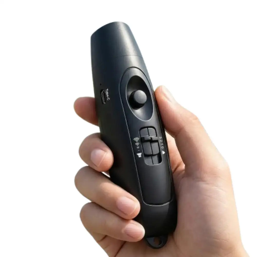 USB Rechargeable Electronic Whistle with LED Safety Light & Lanyard 120–150dB Loud Alarm