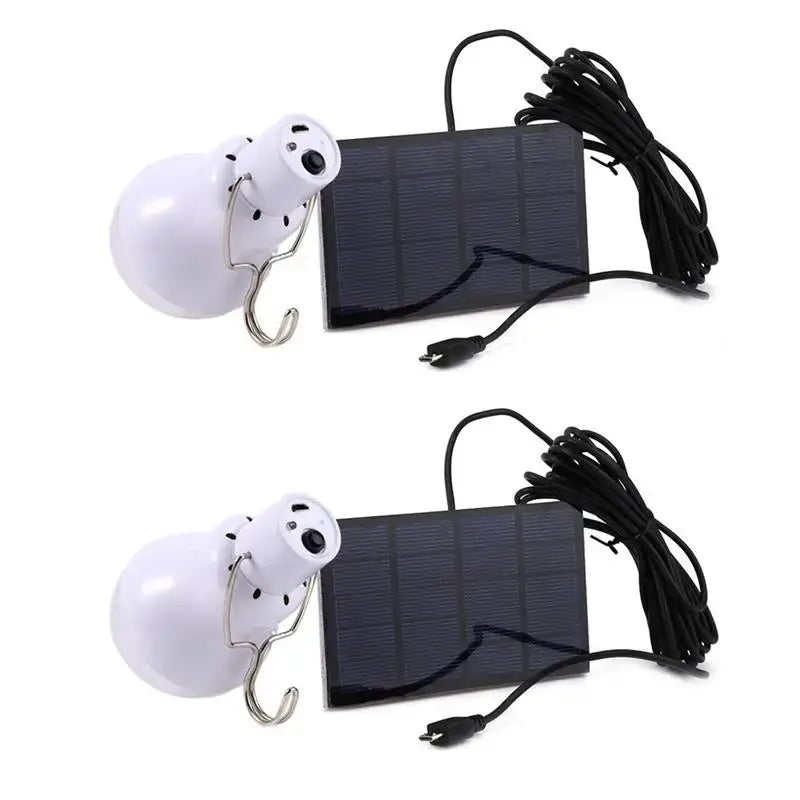 USB Rechargeable LED Camping Bulb - 2pc / Led Charged Bulb - SS
