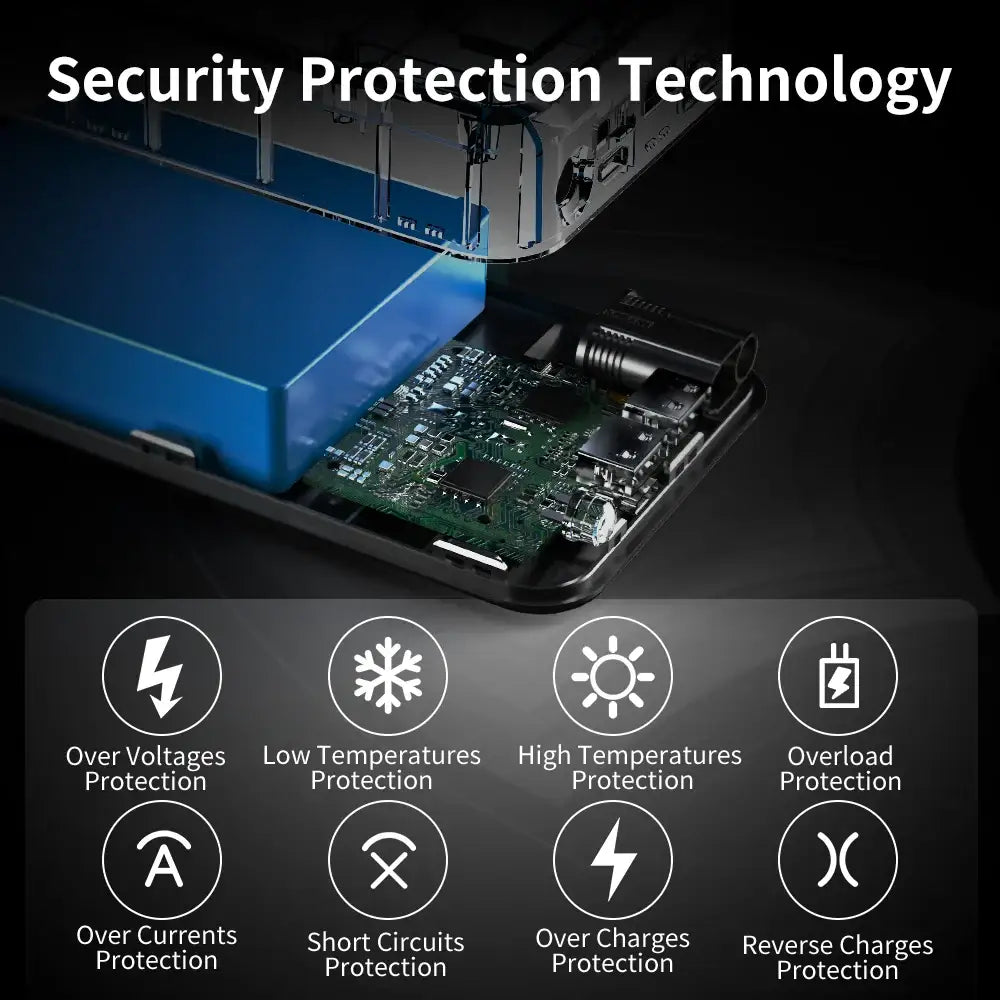 UTRAI Car Jump Starter 1000A Battery Charger 8000mAh Emergency Power Bank Booster with LED Lighting Starting Device