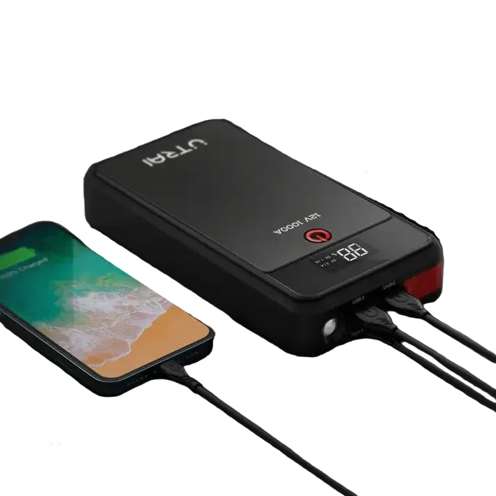 UTRAI Car Jump Starter 1000A Battery Charger 8000mAh Emergency Power Bank Booster with LED Lighting Starting Device