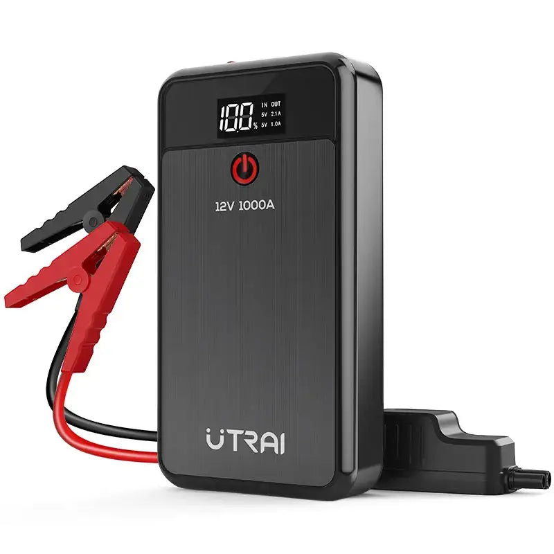 UTRAI Car Jump Starter 1000A Battery Charger 8000mAh Emergency Power Bank Booster with LED Lighting Starting Device