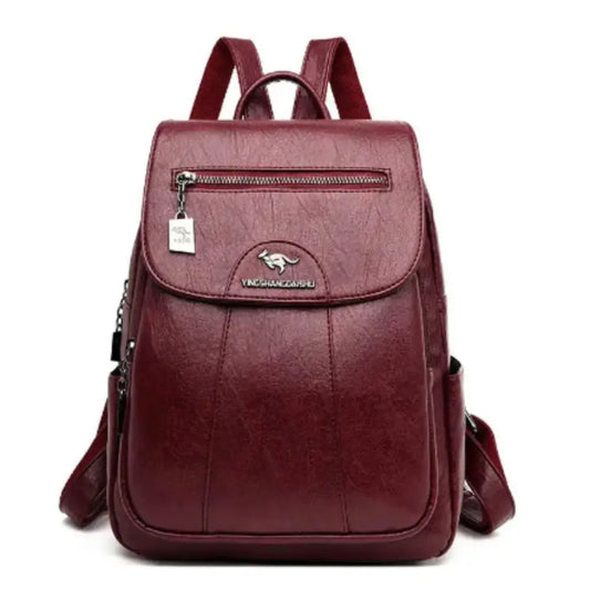 Vintage Soft Leather Backpack for Women - 9eight5