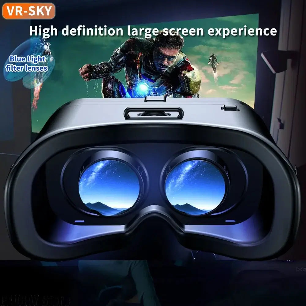Virtual Reality Headset for 5–7’’ Smartphones - Black / VR Glass - 9eight5