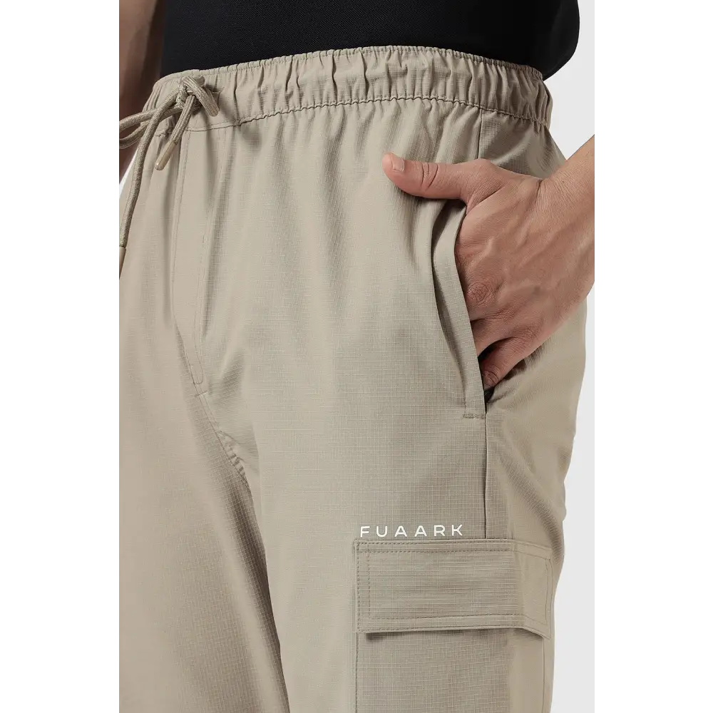 Vitality Straight Pants Beige - Track