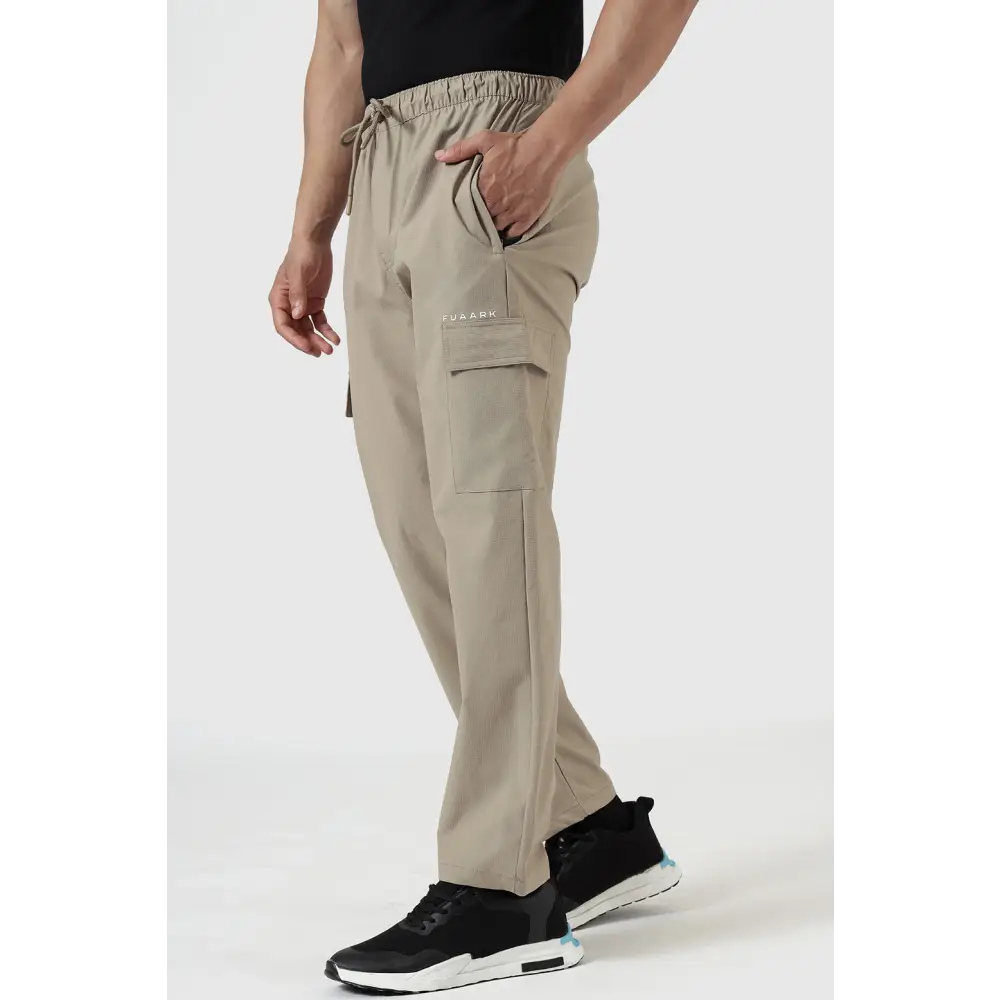 Vitality Straight Pants Beige - Track