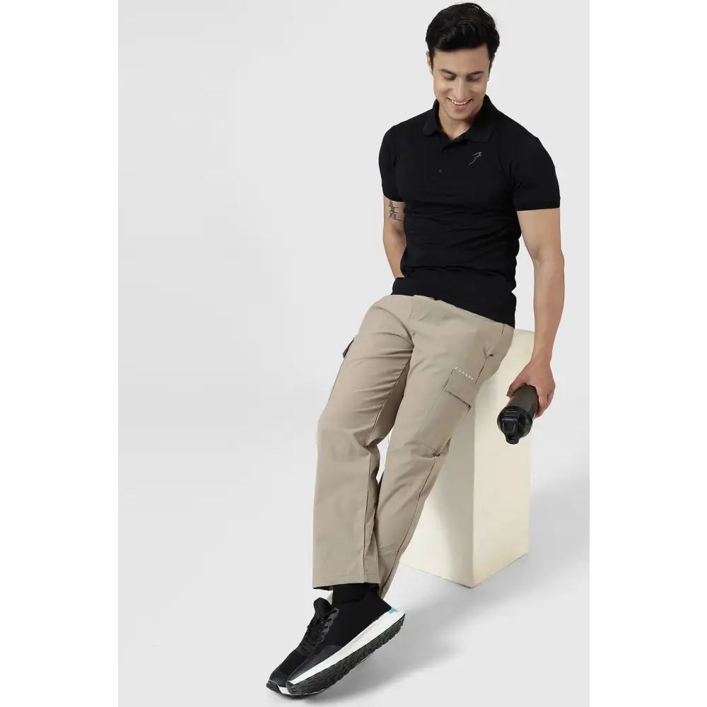 Vitality Straight Pants Beige - Track