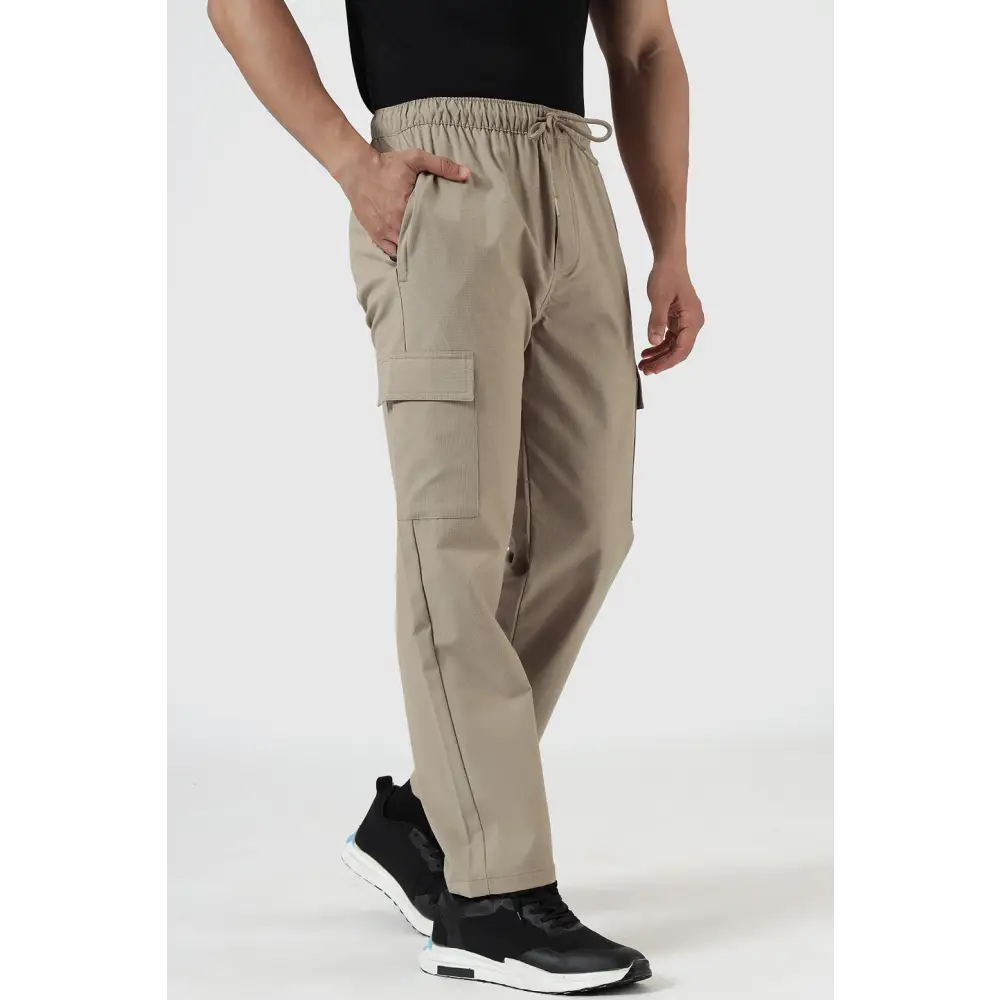 Vitality Straight Pants Beige - Track