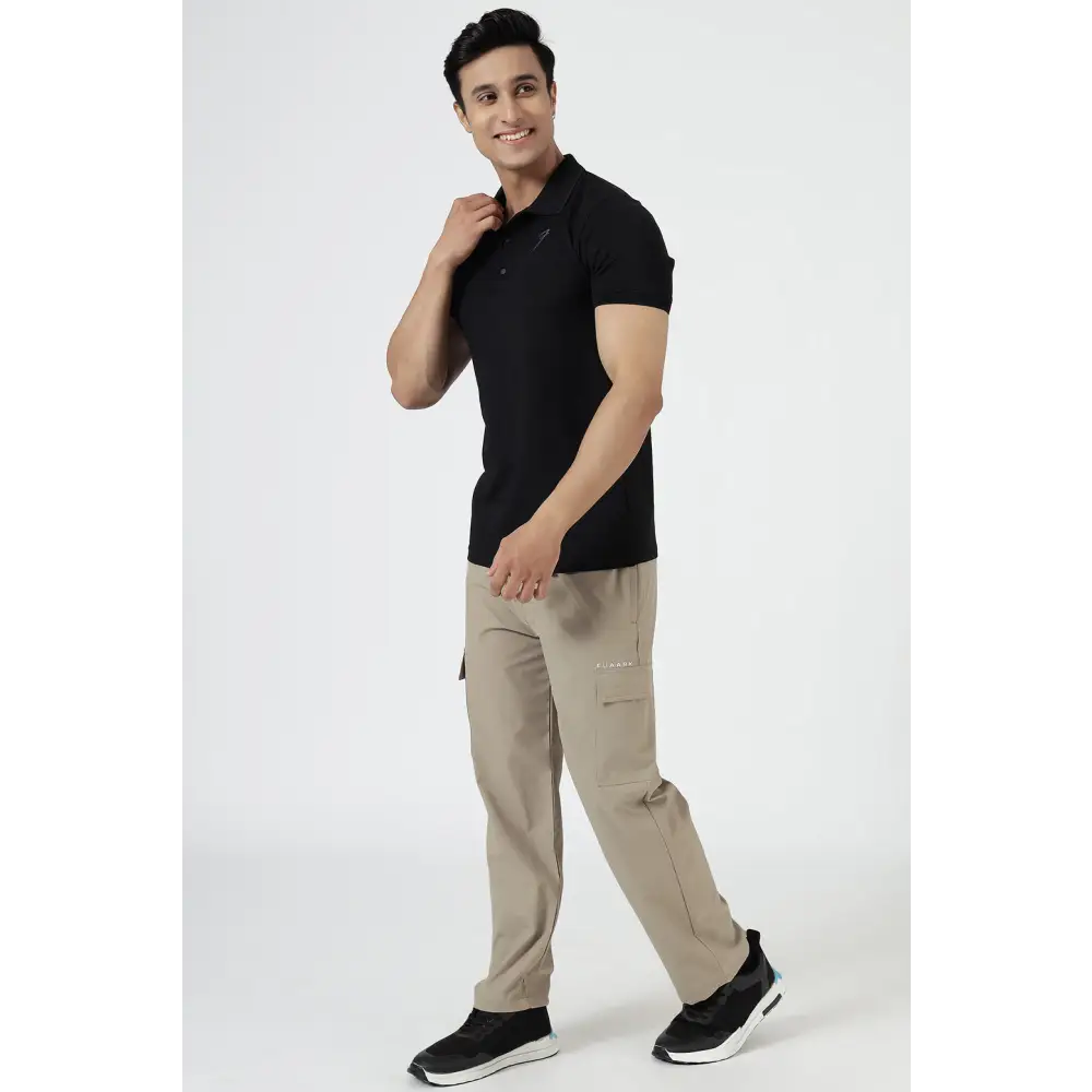 Vitality Straight Pants Beige - Track