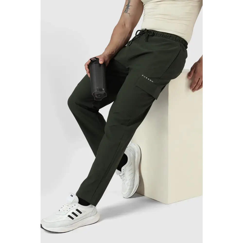 Vitality Straight Pants Olive - track