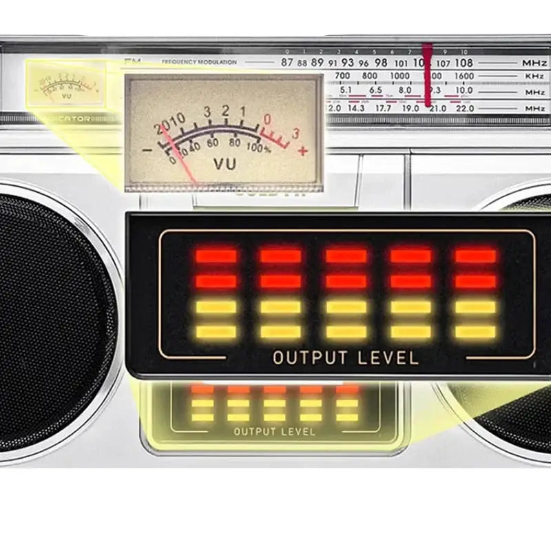 Volkswagen-Style Retro Bluetooth Cassette Radio - 12V 50W / Radio - SS