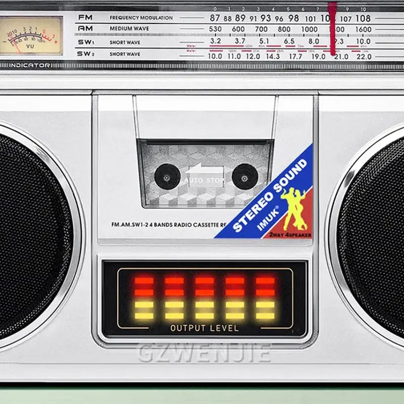 Volkswagen-Style Retro Bluetooth Cassette Radio - 12V 50W / Radio - SS