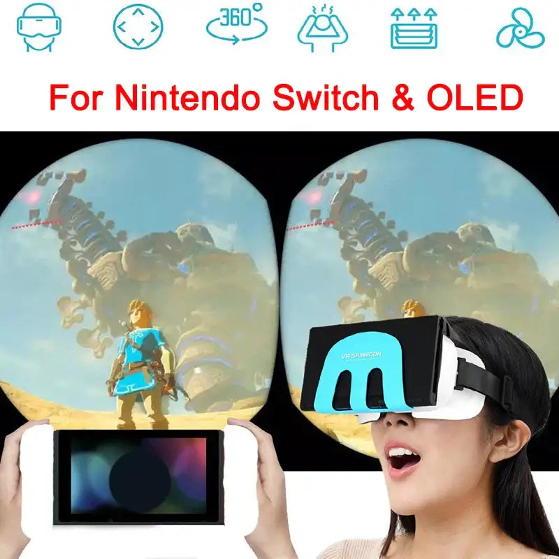 VR Shinecon G11 Virtual Reality Headset for Switch - Switch VR / VR Glass - 9eight5