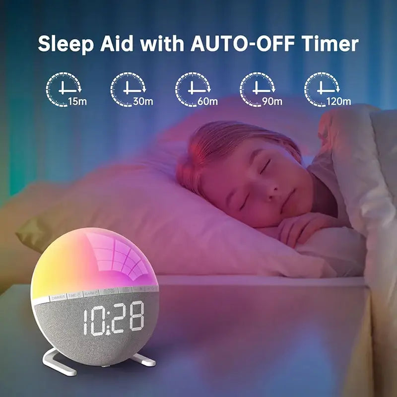 Wake-Up Light Sunrise Alarm Clock - HBC