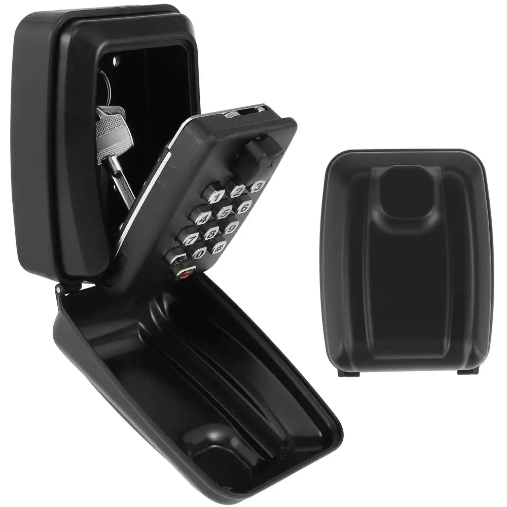 Wall-Mount Key Lock Box with Code (4 types available) - Black A / Key Lock Box - SS
