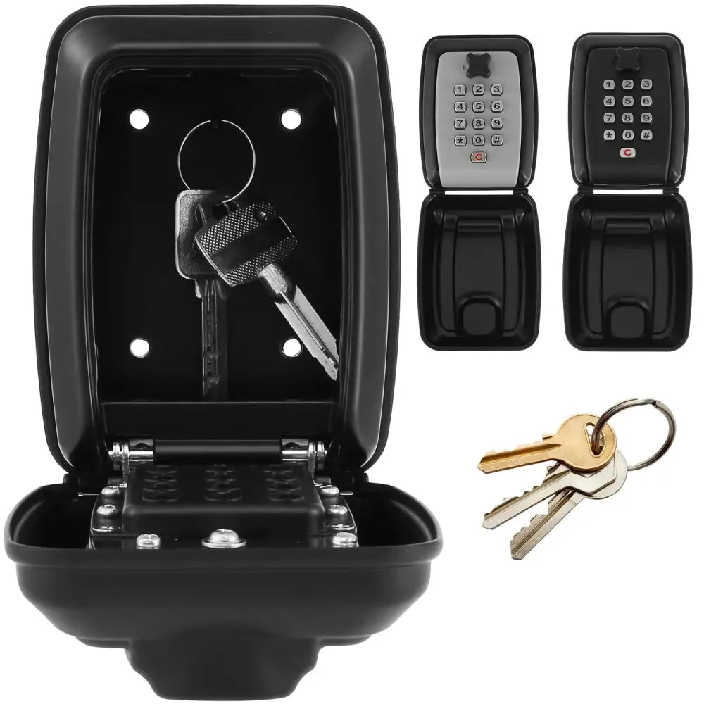 Wall-Mount Key Lock Box with Code (4 types available) - SS