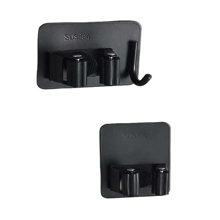 Wall-Mount Mop & Broom Holder - SS