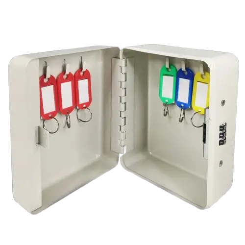 Wall-Mounted Password Key Box (different sizes available) - 6 Pass White / Key Box - SS