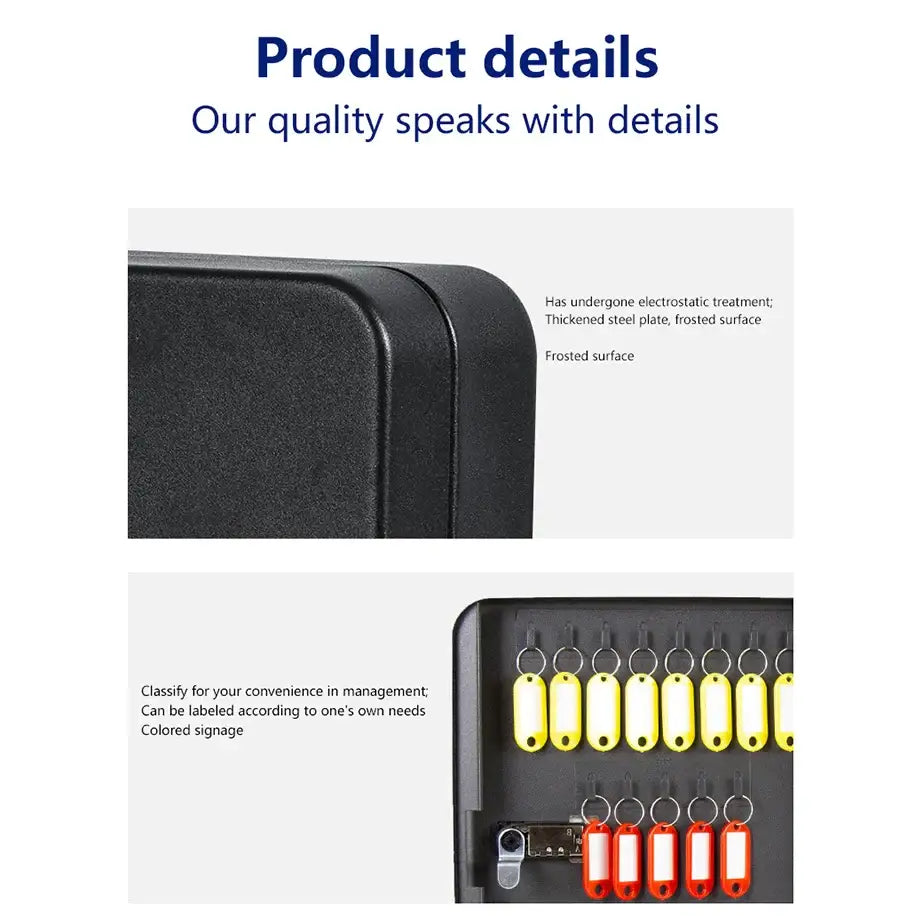 Wall-Mounted Password Key Box (different sizes available) - SS