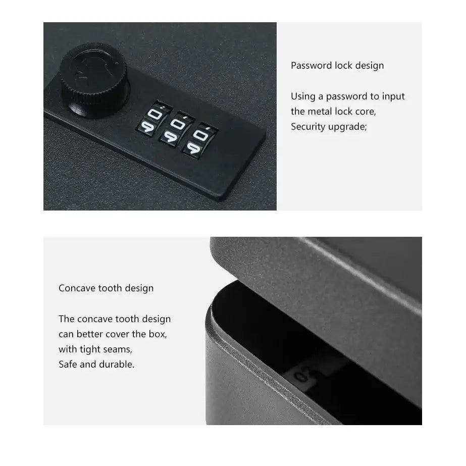 Wall-Mounted Password Key Box (different sizes available) - SS