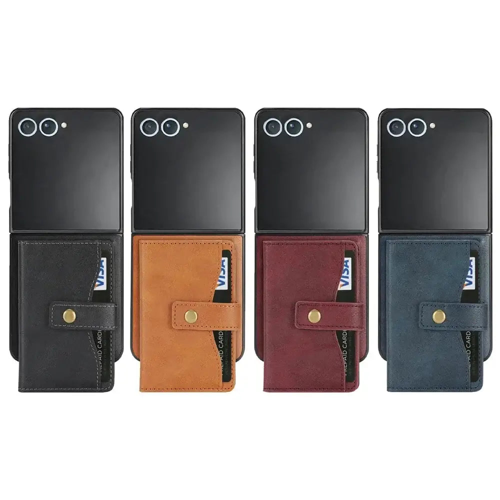 Wallet Leather Case for the Samsung Galaxy Z Flip7 (4 colours available) - 9eight5
