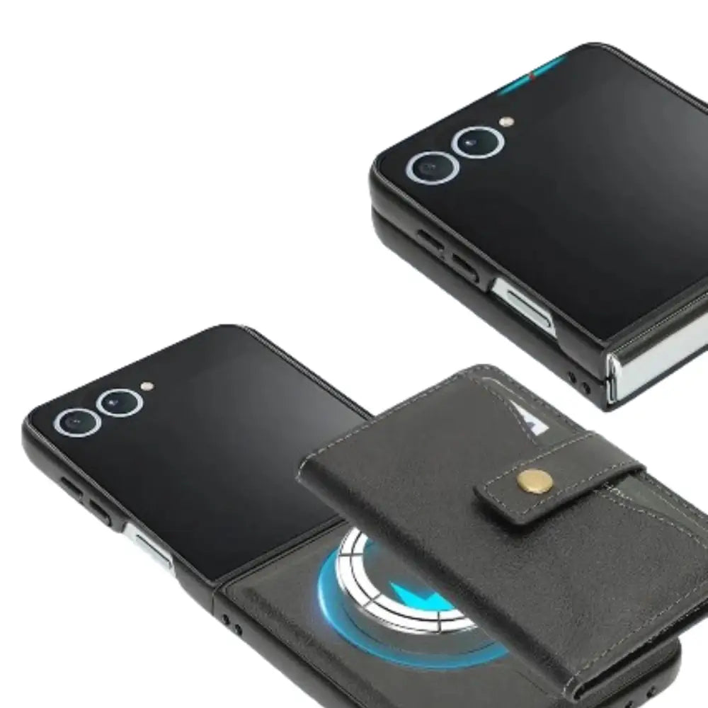 Wallet Leather Case for the Samsung Galaxy Z Flip7 (4 colours available) - 9eight5