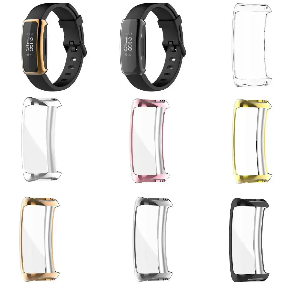 Watch Cover Case Fitbit Inspire 3 Screen Protector TPU All Inclusive Inspire 3 Watch Cover Protective Soft Fitbit