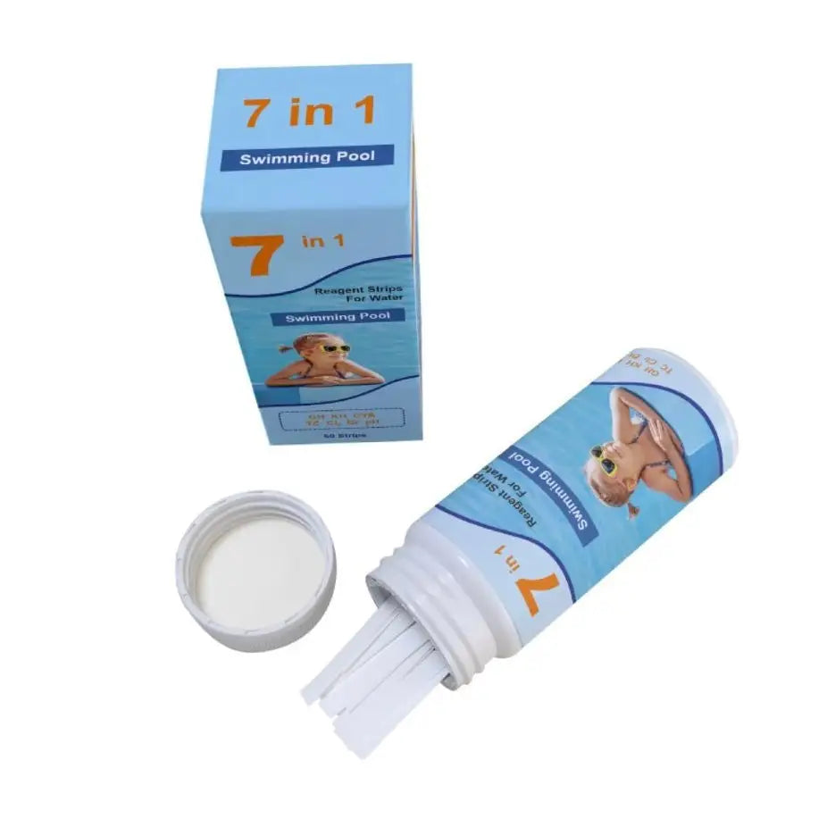 Water Quality 7 - in - 1 Test Strips x 50 (Pool & Drinking Water)