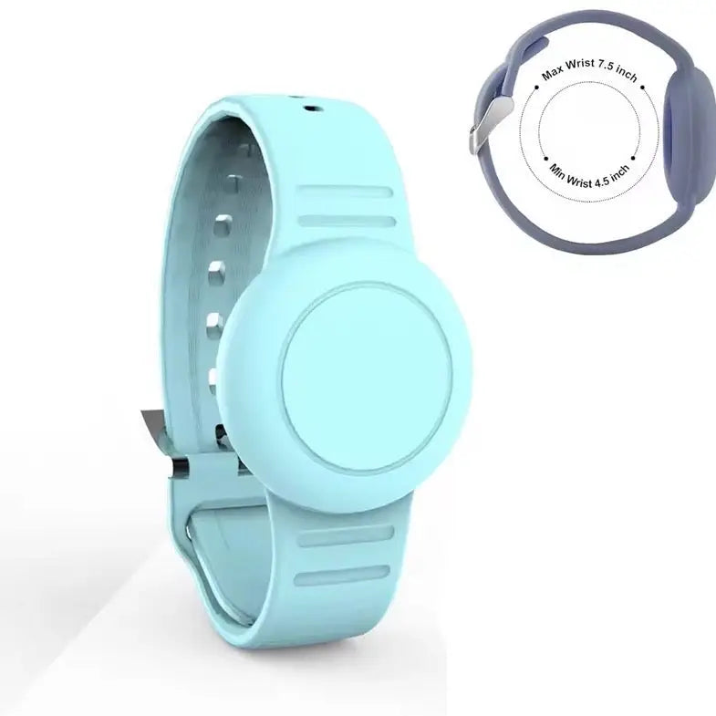 Waterproof Air Tag Bracelet – Hidden Silicone Wristband - Waterproof-Mint - 9eight5