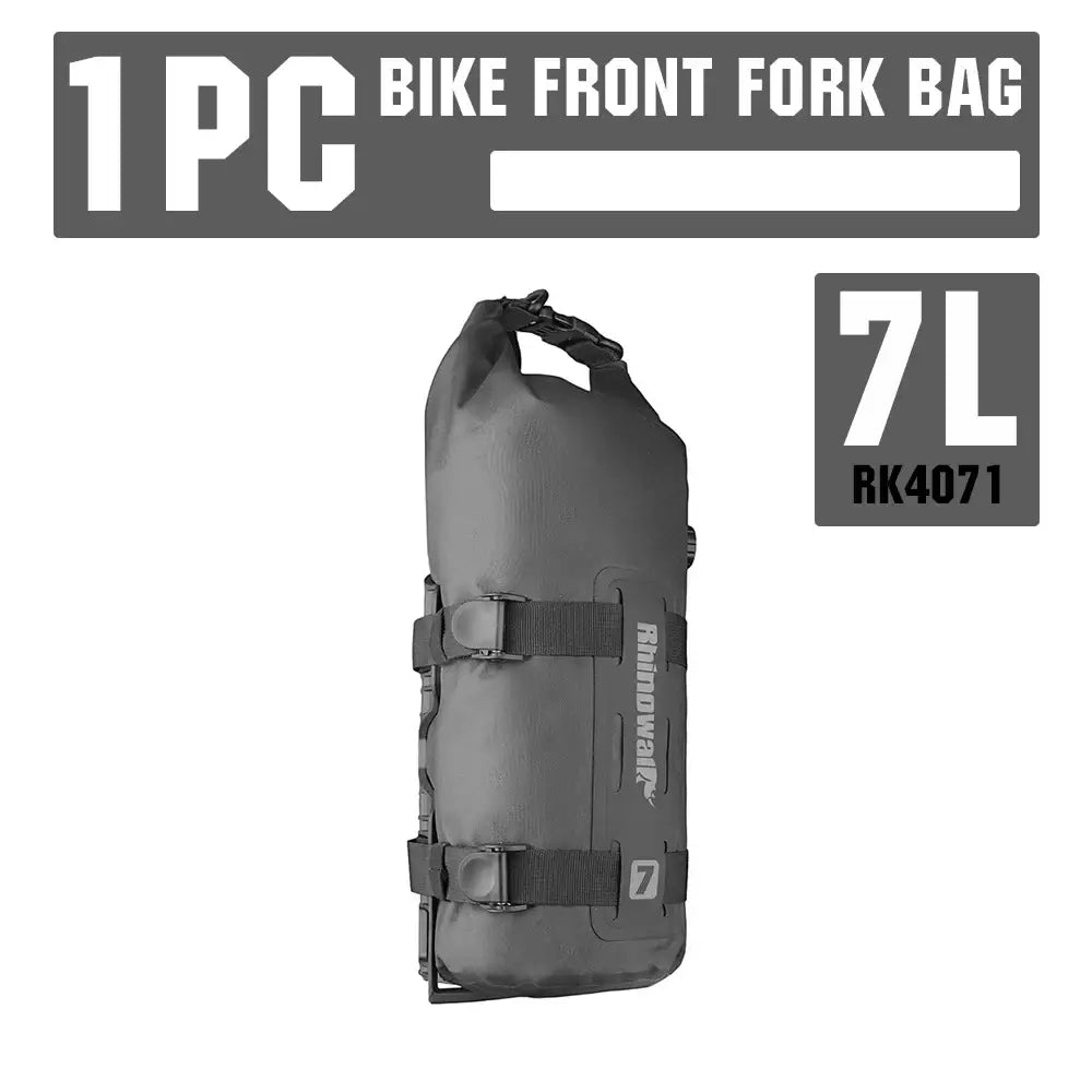 Waterproof Bike Front Fork Bag (4L/7L) - Black-7L-1PC / Bike Front Fork Bag - SS