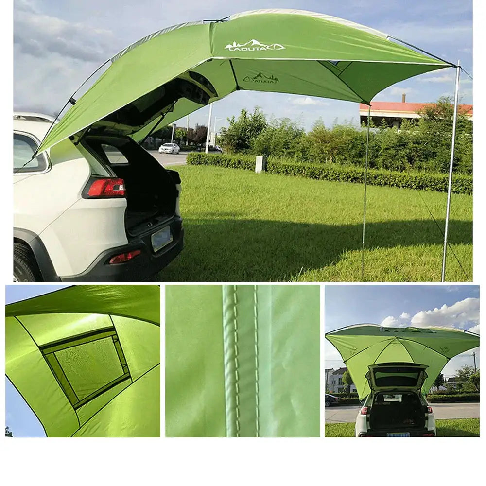 Waterproof Car Rear Shelter - Grey - SS