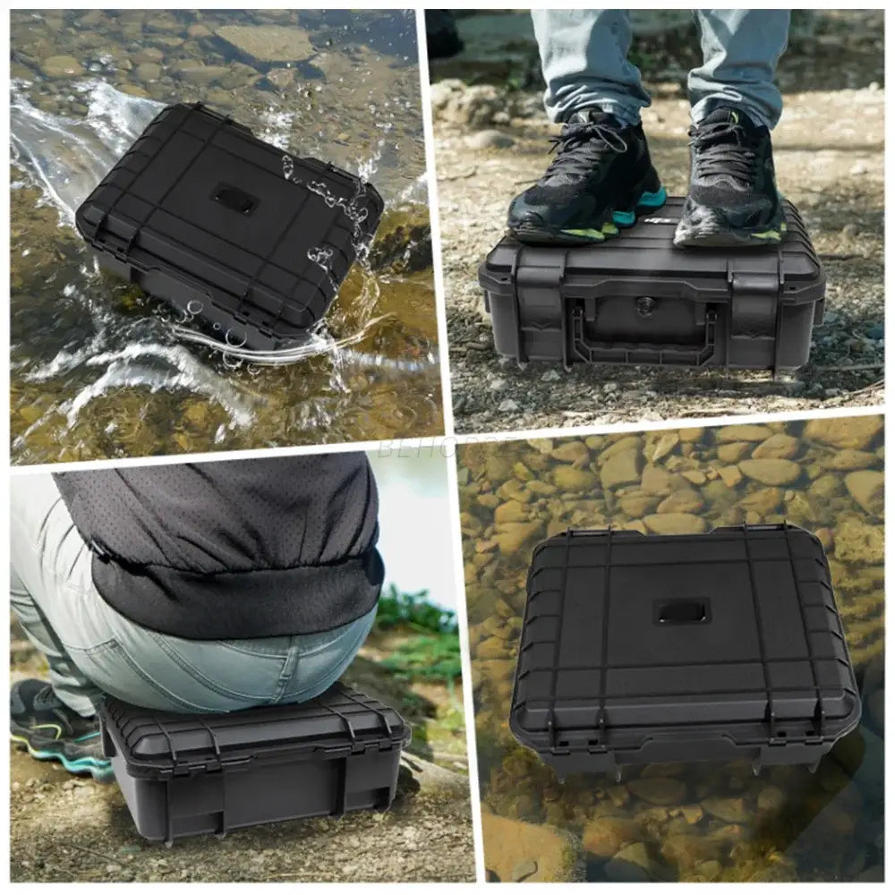 Waterproof Carry Case for DJI Mini 3 / 4 Pro (Black & White) - HBC
