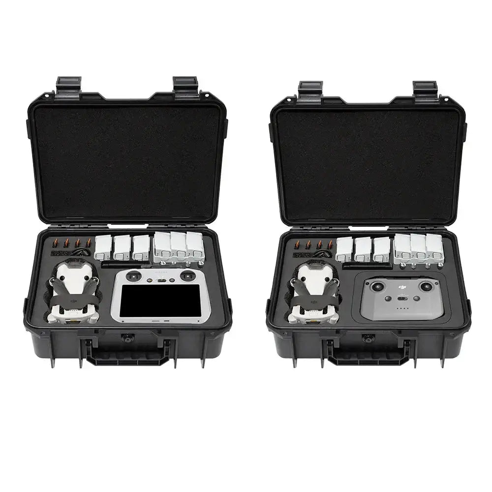 Waterproof Carry Case for DJI Mini 3 / 4 Pro (Black & White) - HBC