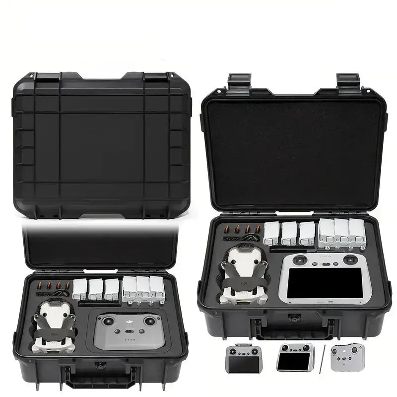 Waterproof Carry Case for DJI Mini 3 / 4 Pro (Black & White) - HBC