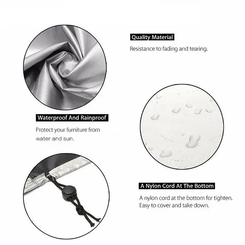 Waterproof Garden Furniture Cover – Dustproof Rain/Snow Protection (available in different sizes) - SS