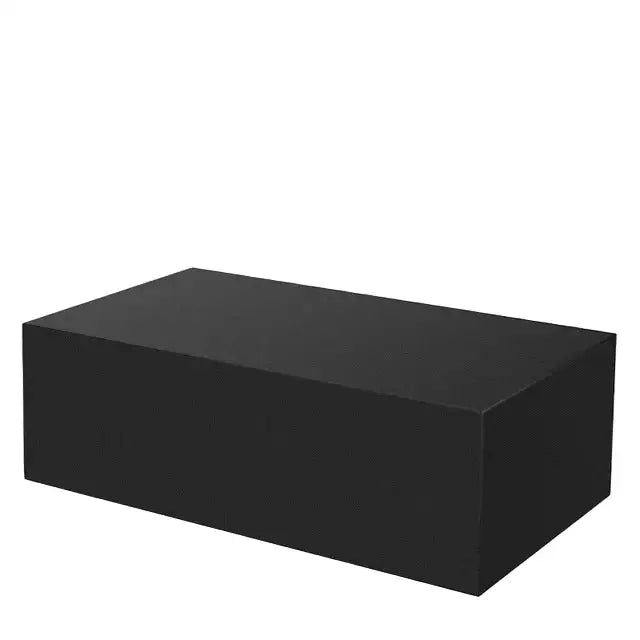 Waterproof Garden Furniture Cover – Dustproof Rain/Snow Protection (available in different sizes) - Black / 205x90x60cm
