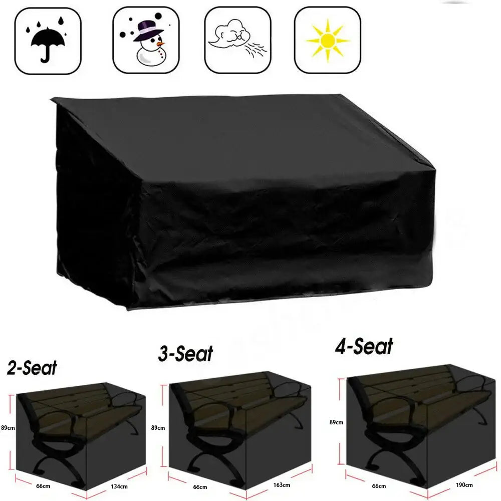 Waterproof Outdoor Bench Cover – Dustproof UV-Resistant (3 sizes available) - SS