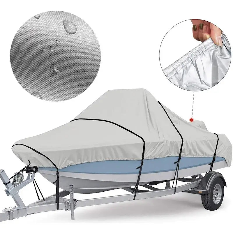 Waterproof Oxford Fabric Boat Cover (11–22FT) - SS