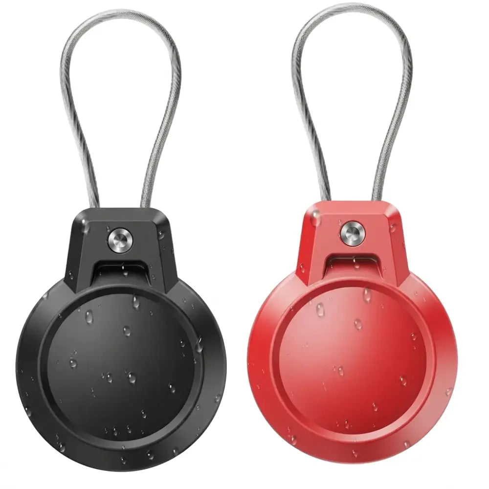 Waterproof Protective Case for Apple Air Tag - Black Red-2 - TWS