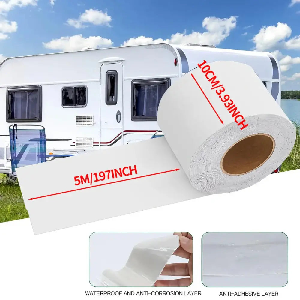 Waterproof RV Roof Repair Butyl Tape - 10cmX5m - HBC