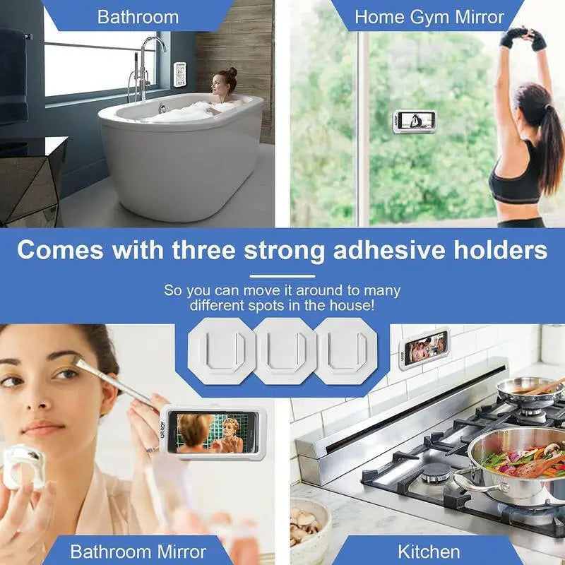 Waterproof Shower Phone Holder