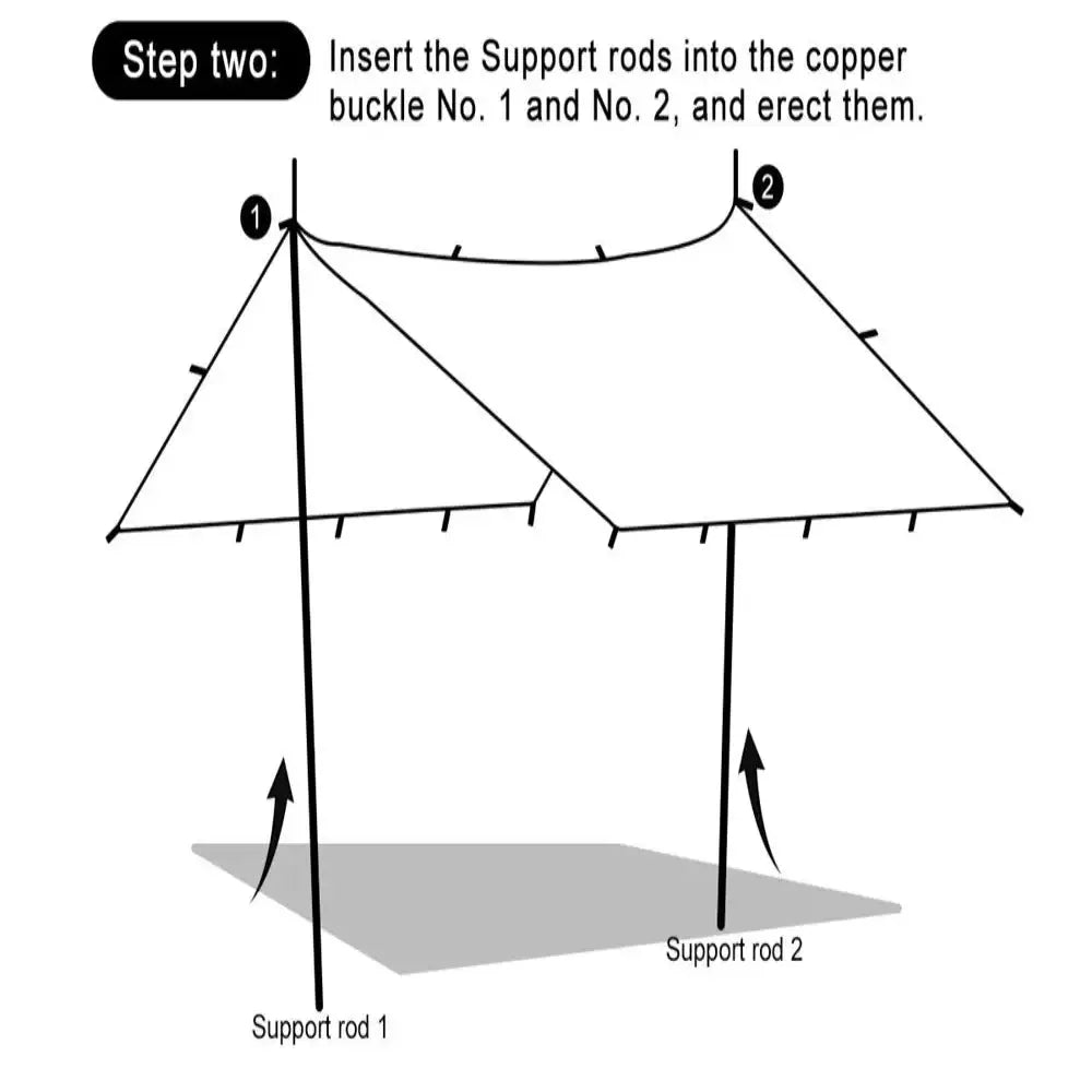 Waterproof Tarp with 19 Hang Points (3 different types available) - SS