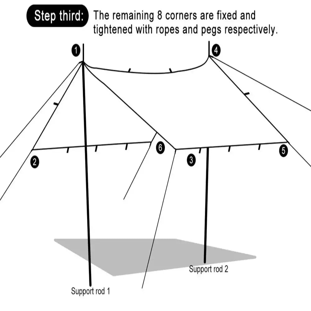 Waterproof Tarp with 19 Hang Points (3 different types available) - SS