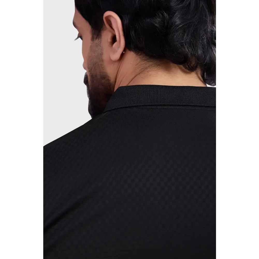 Wave Polo T-shirt Black - Tshirts