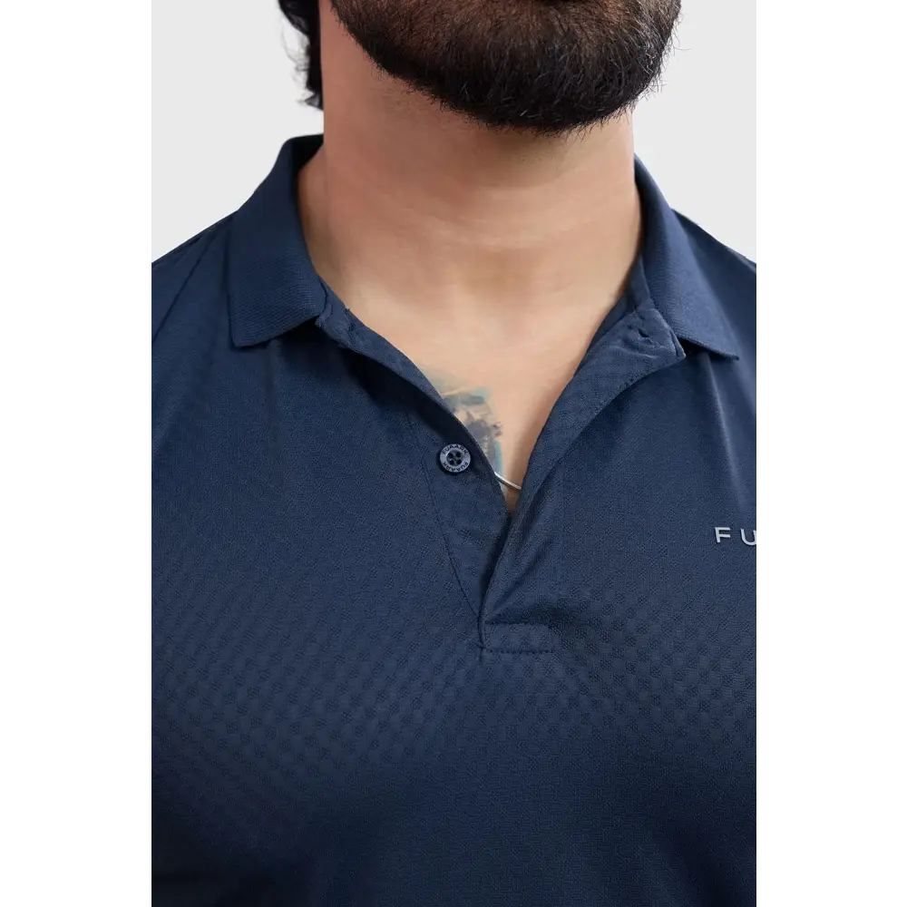 Wave Polo T-shirt Navy - Tshirts