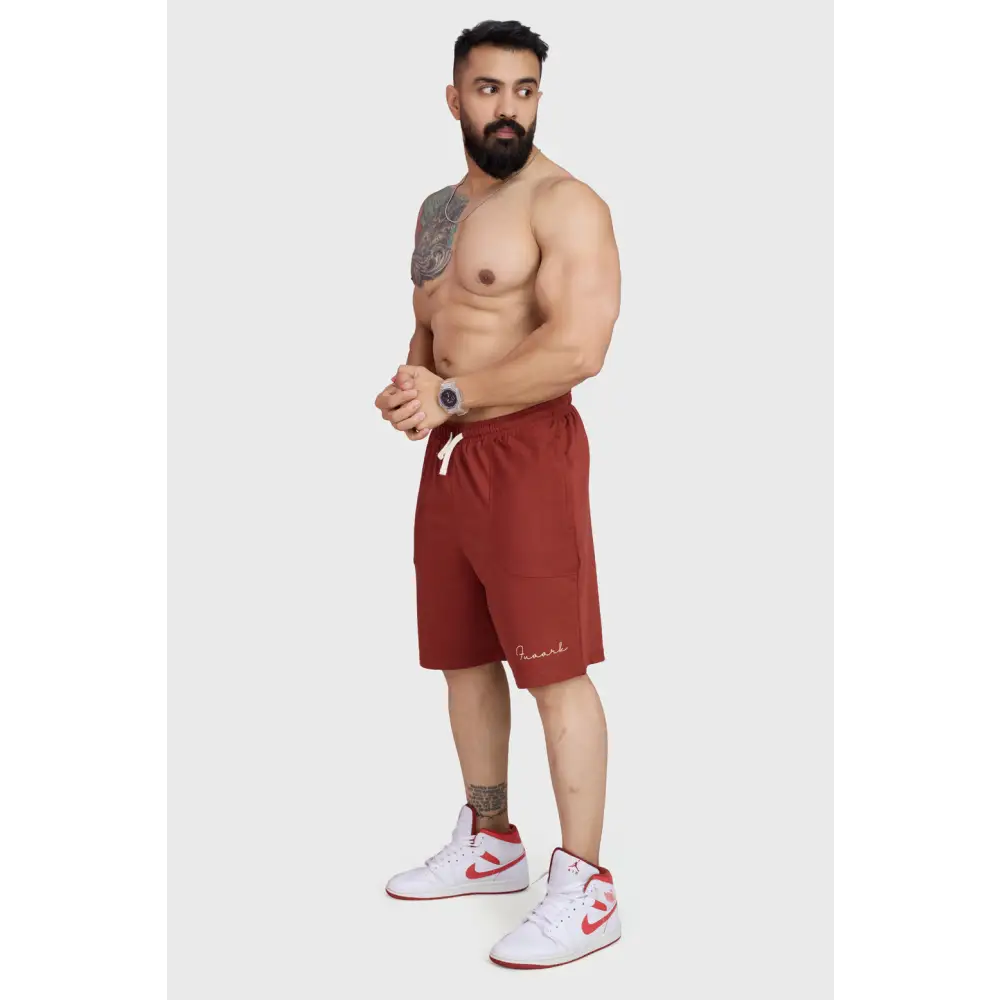 Weekend Oversized Shorts Rust - Shorts