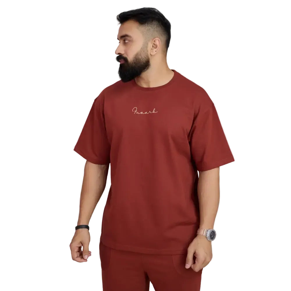 Weekend Oversized T-shirt Rust - Tshirts