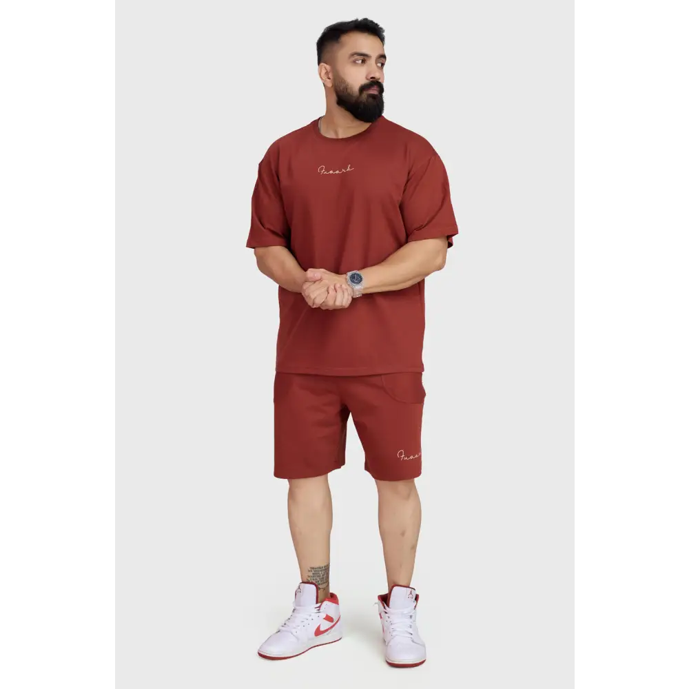 Weekend Oversized T-shirt Rust - Tshirts