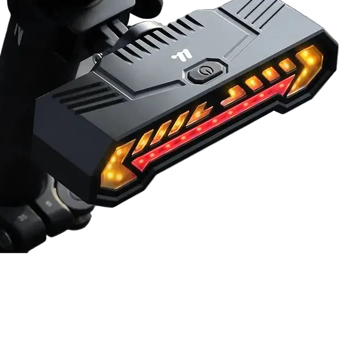 WEST BIKING Wireless Turn Signal Bike Tail Light Projection 6 Modes Rechargeable Waterproof Rear Light For Road MTB