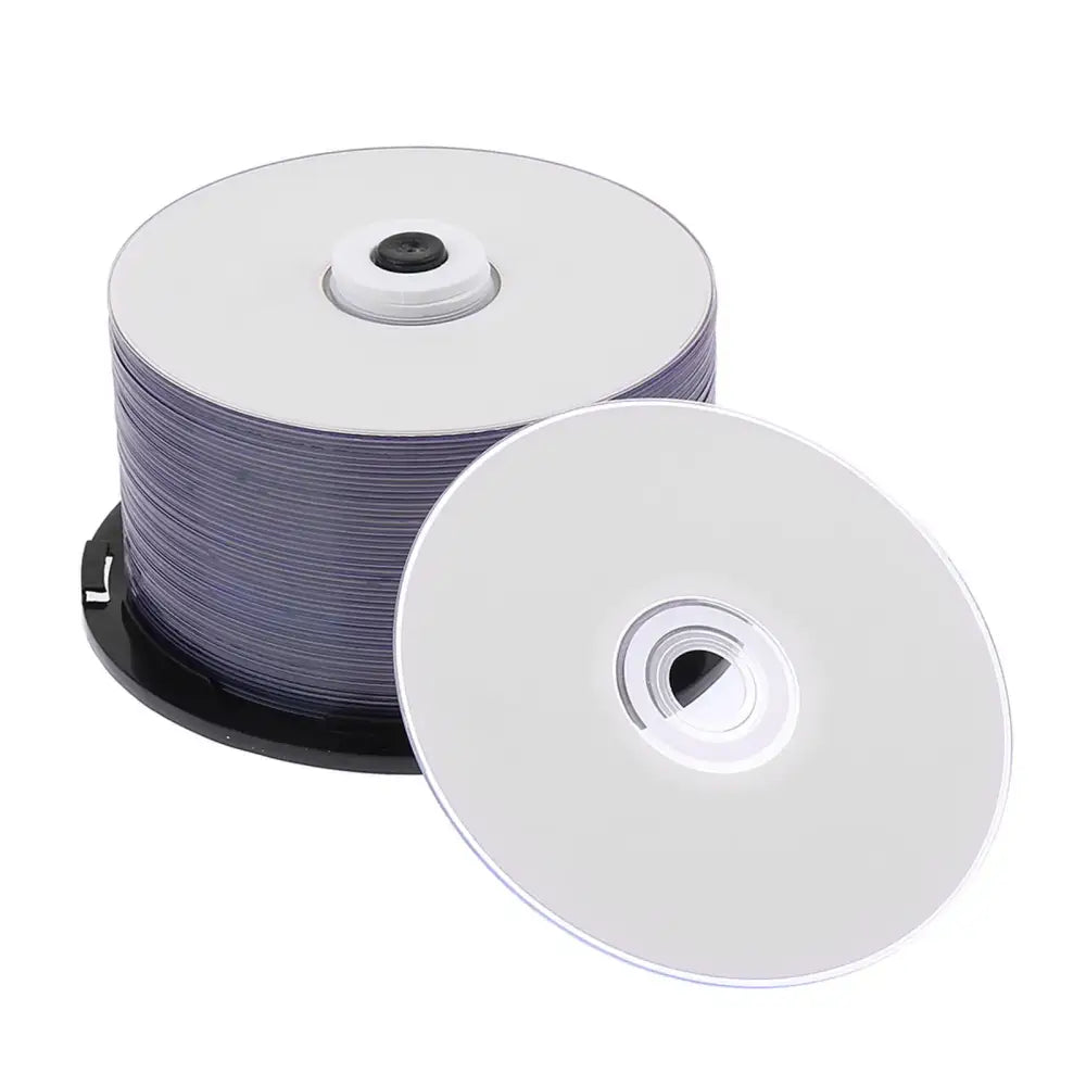 White Blank Discs Pack 120mm Burnable CD-R Recordable Digital Audio for Car Cd Reader